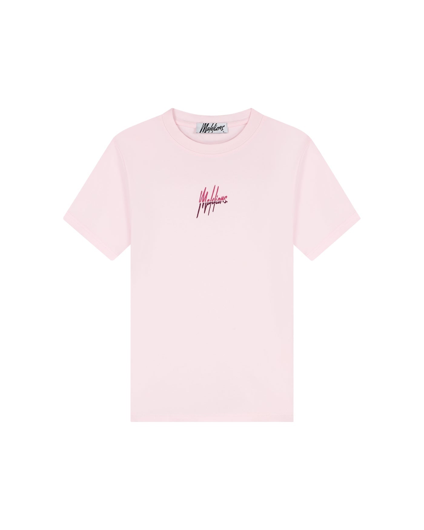 Malelions Women Kiki T-Shirt | Light Pink/Aubergine