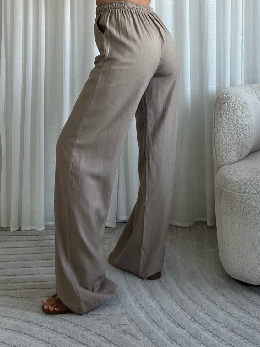 Leinenhose - blau