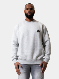 XPLCT Plate Crewneck | Grau
