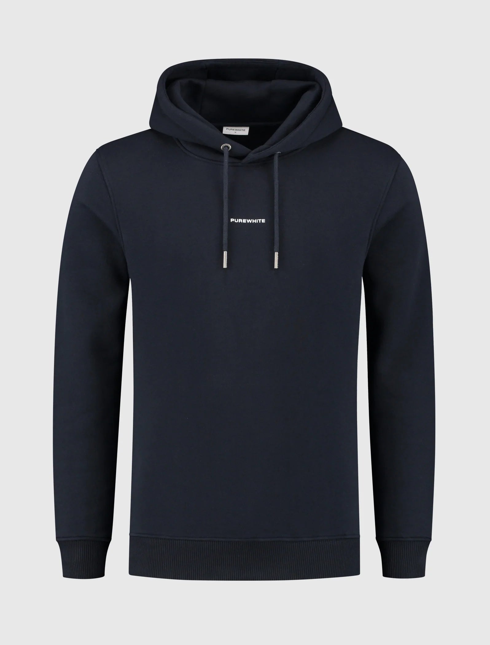 PURE WHITE HOODIE 07 NAVY