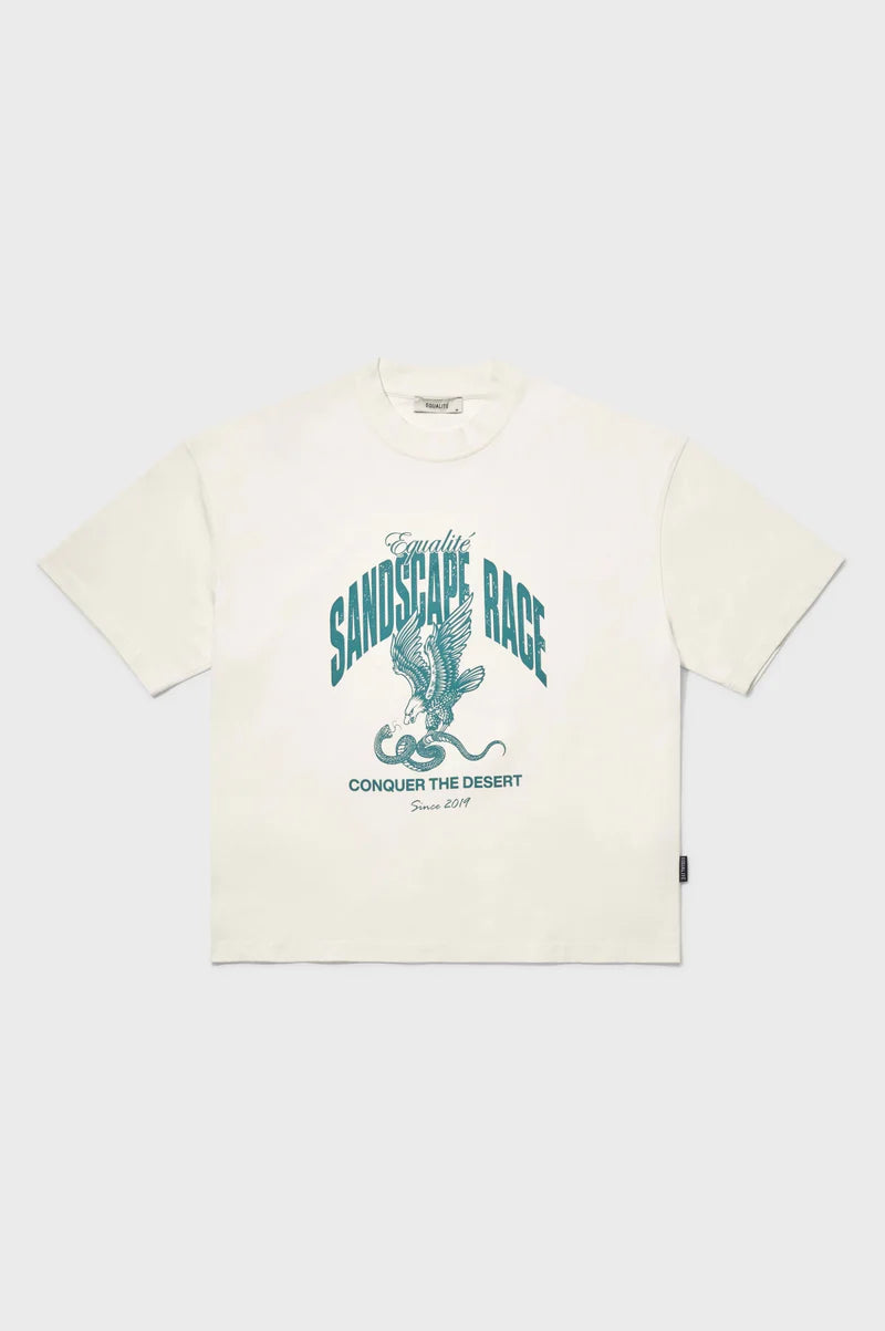 EAGLE BOXY TEE OFF-WHITE