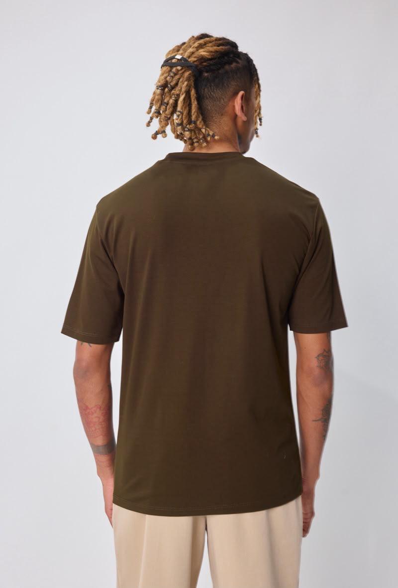Glans T-Shirt – Bruin