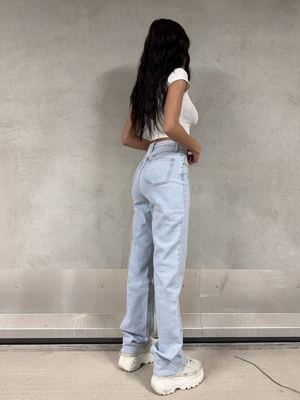 Extra long straight jeans - RD2998