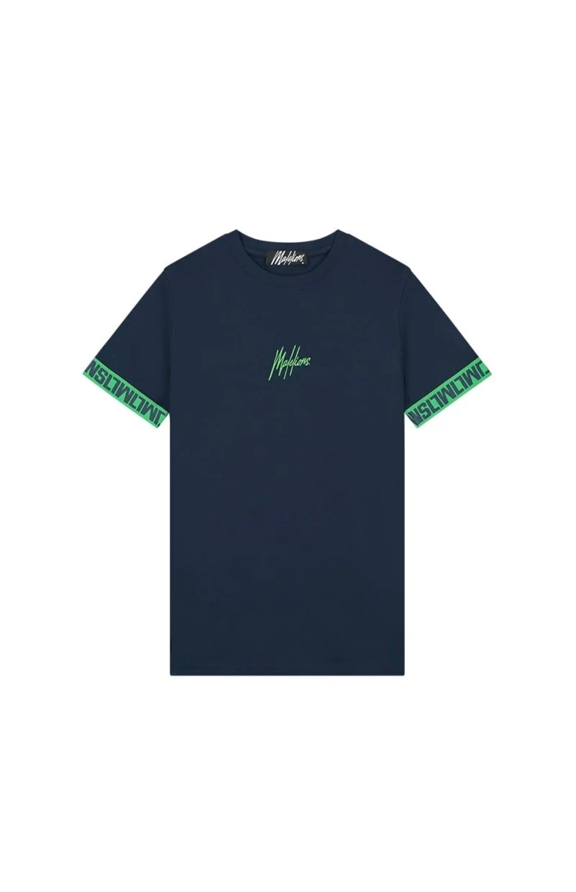 MALELIONS MEN VENETIAN T-SHIRT - NAVY/GREEN