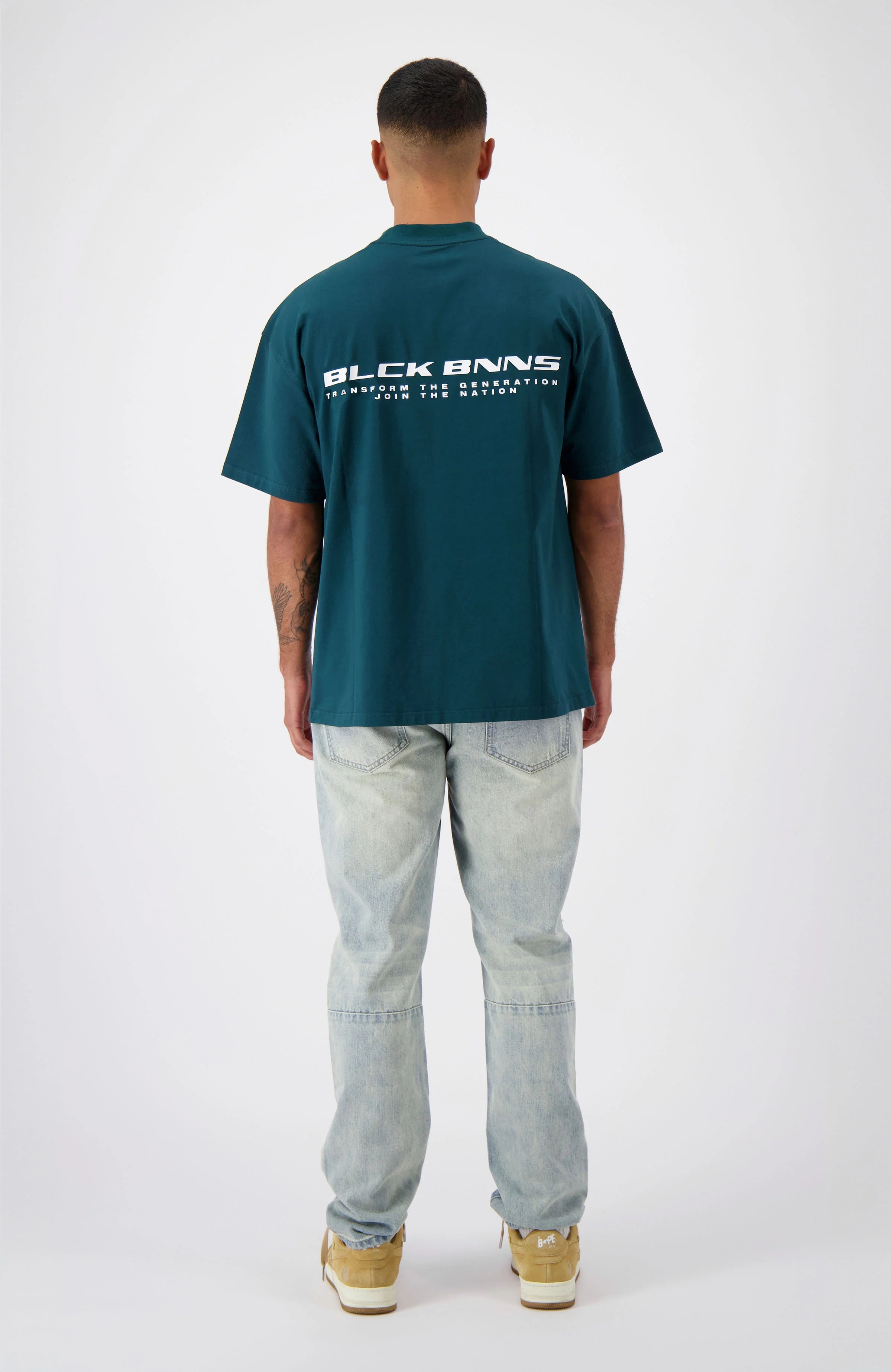 NATION T-SHIRT | PINE GREEN