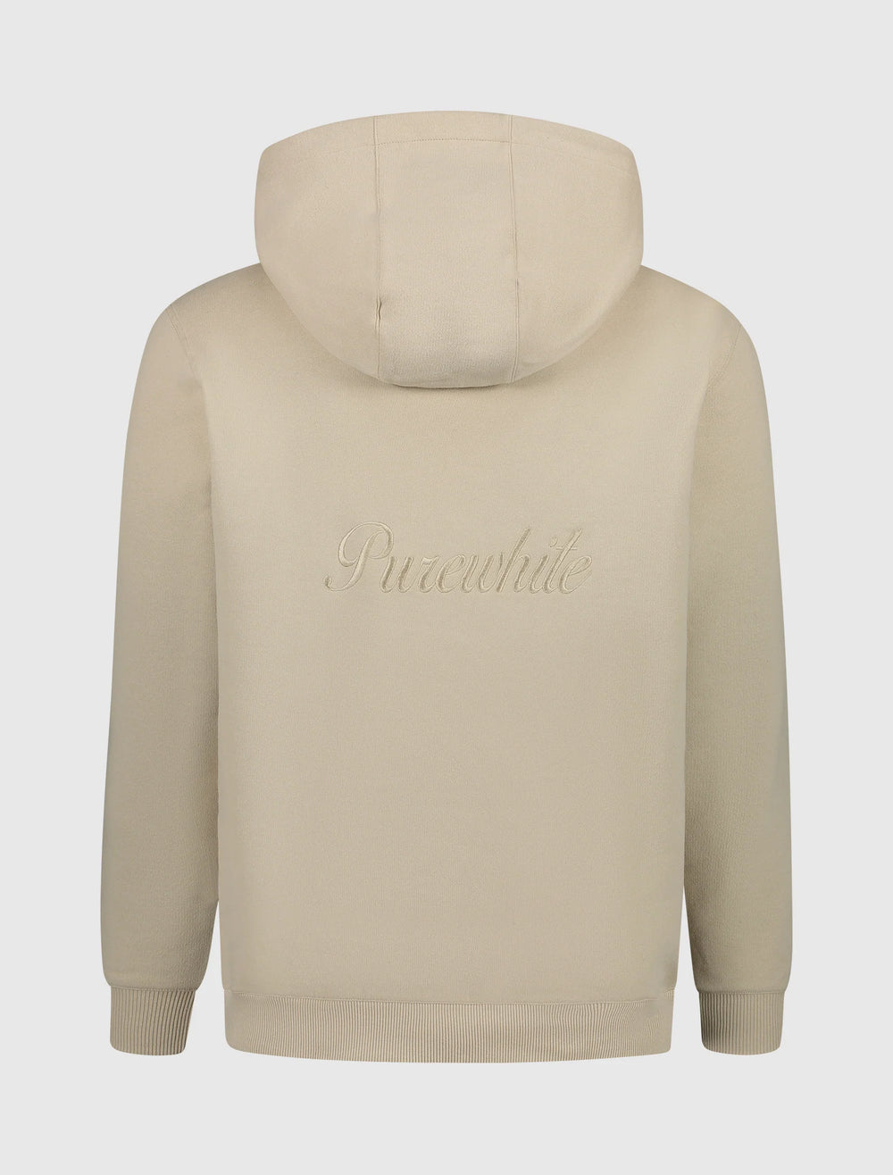 Pure White - Embroidered PW Hoodie