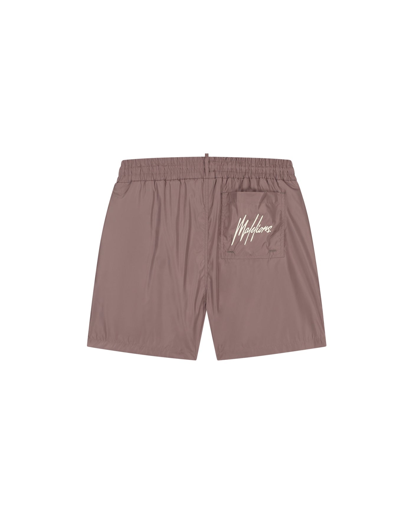 Malelions Men Captain Swim Shorts | Stone Brown/Bright Blue
