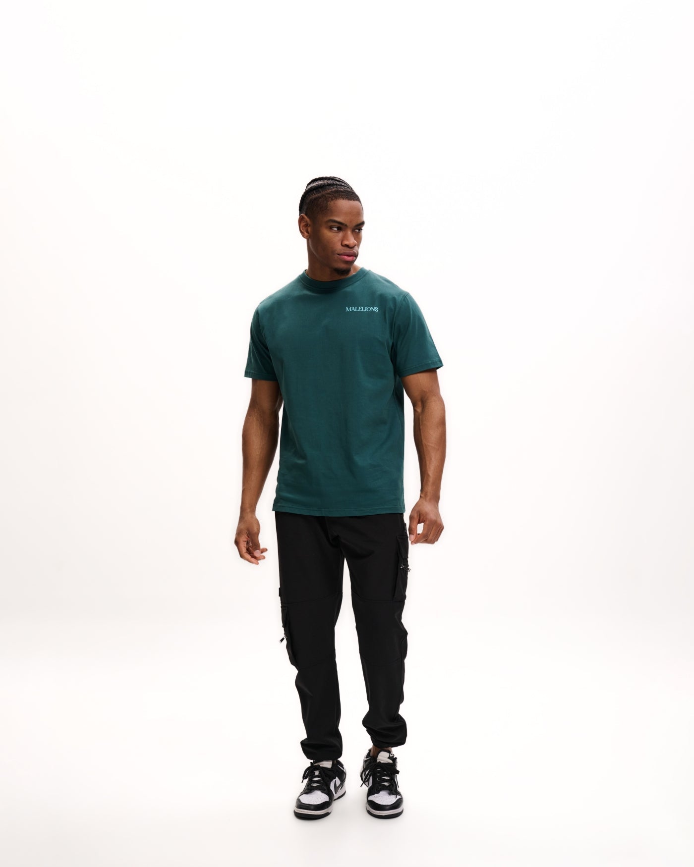 Malelions Men Amazon T-Shirt | Petrol Green