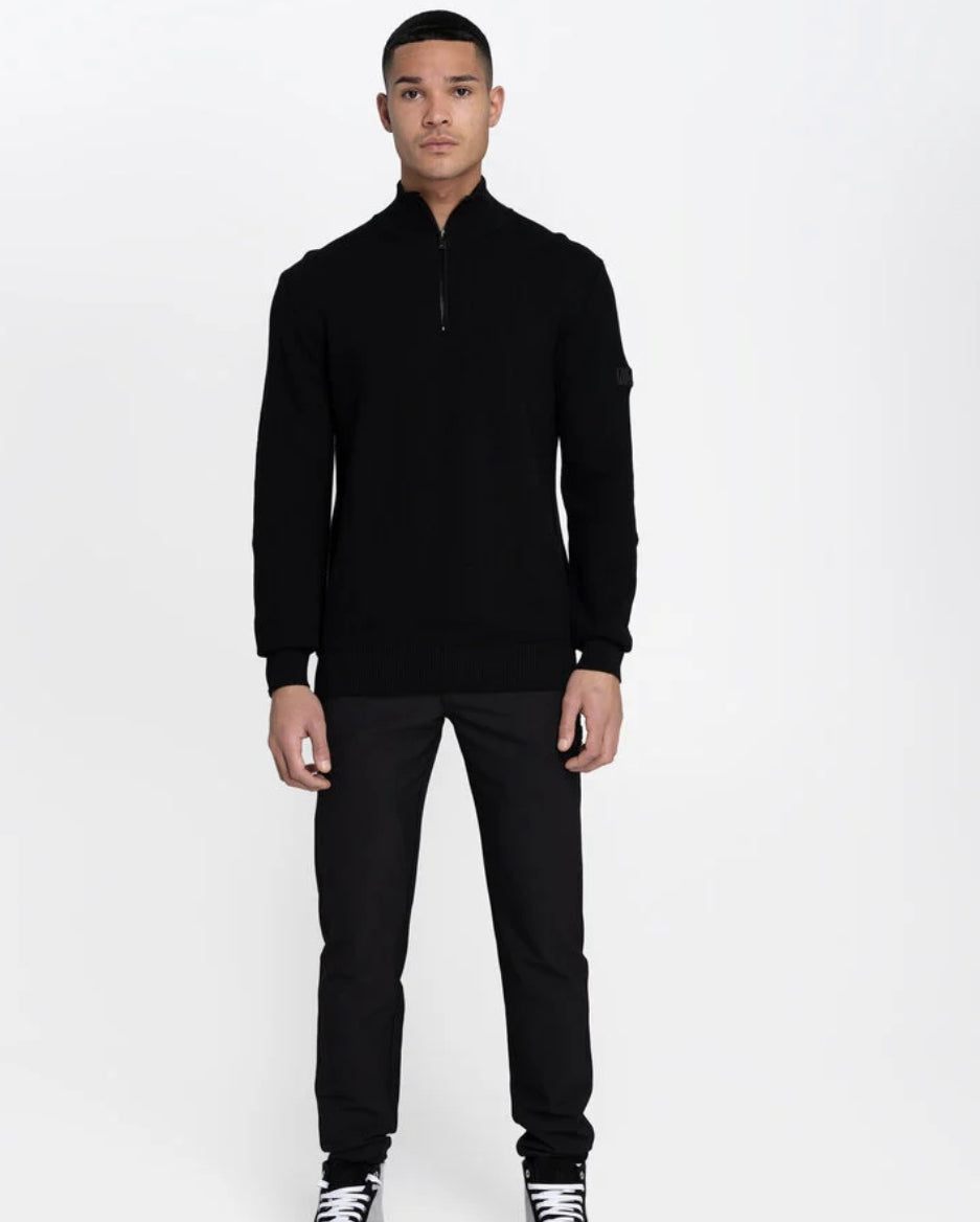 MALELIONS MEN KNIT QUARTER ZIP