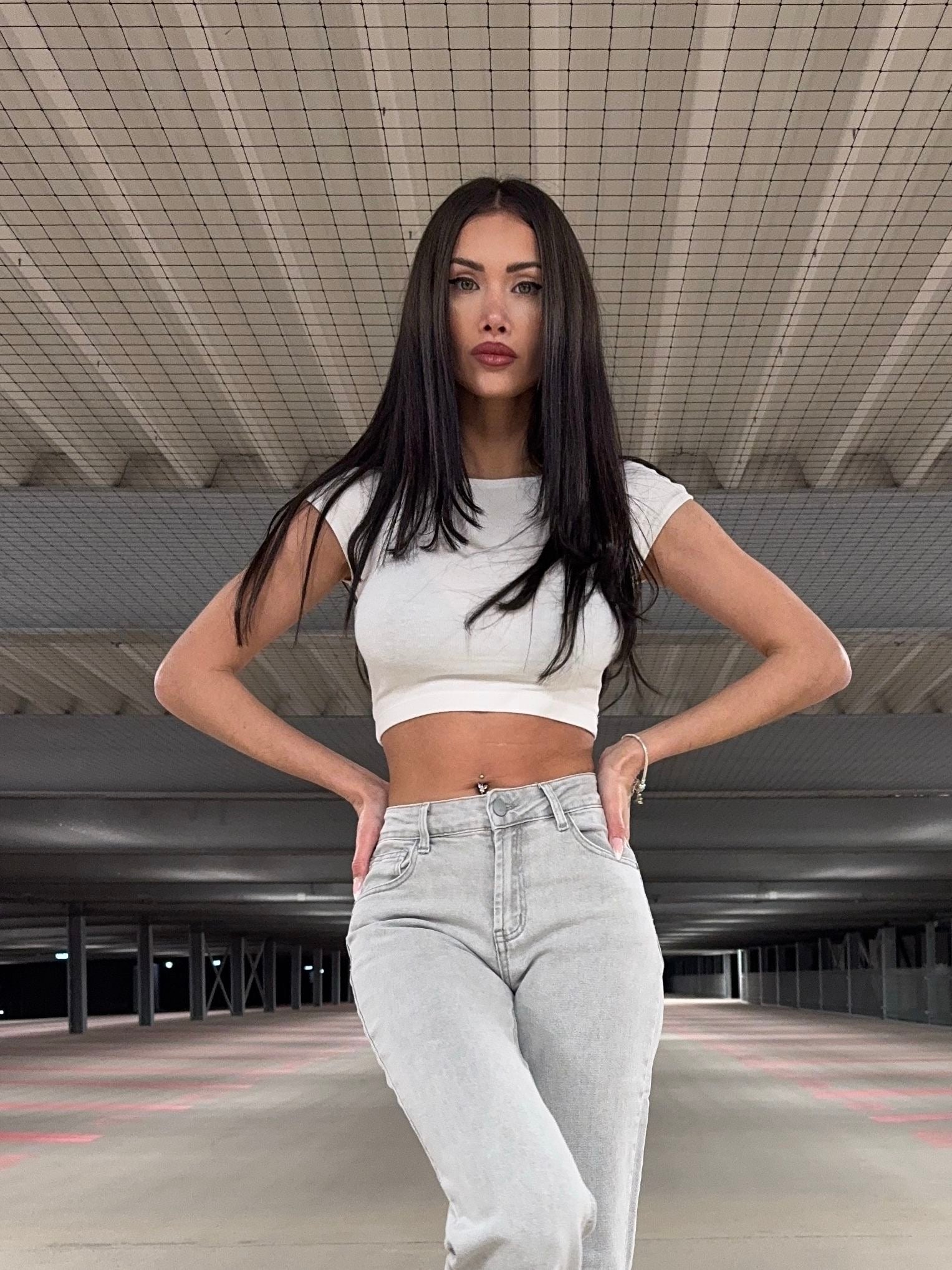 Mid waist extra long flare jeans - RD3138