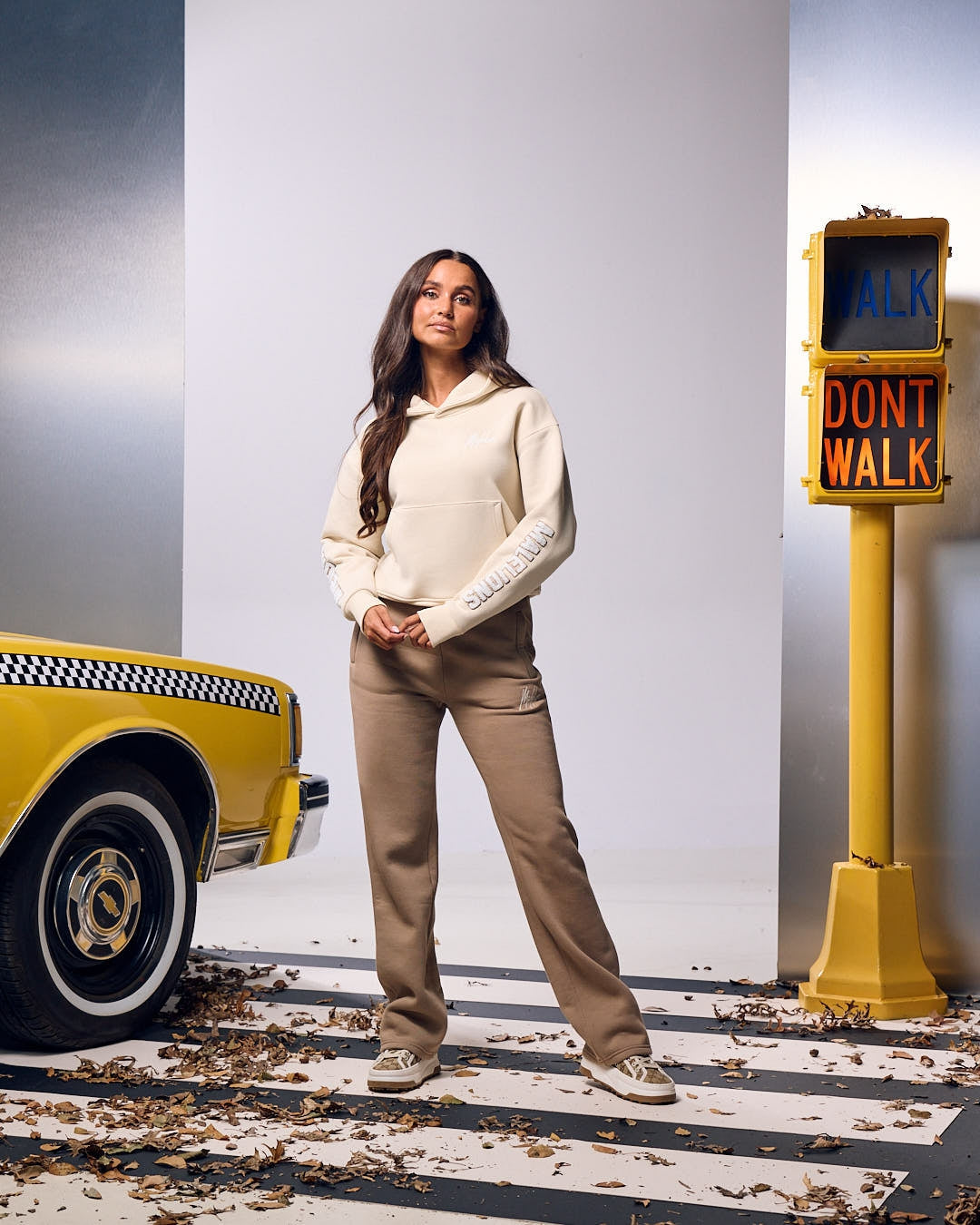 Malelions Women Hailey Hoodie | Beige