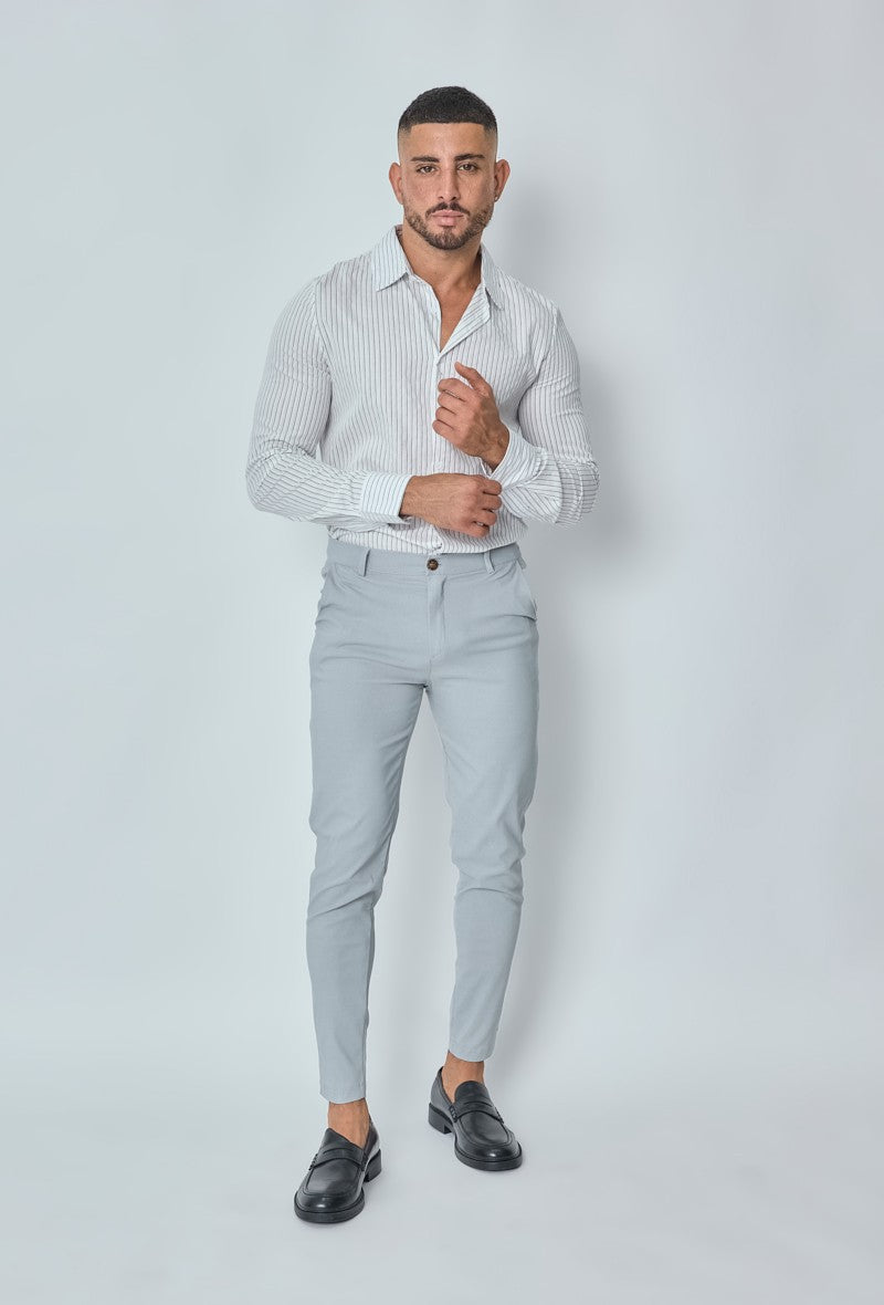 Chino broek - licht grijs