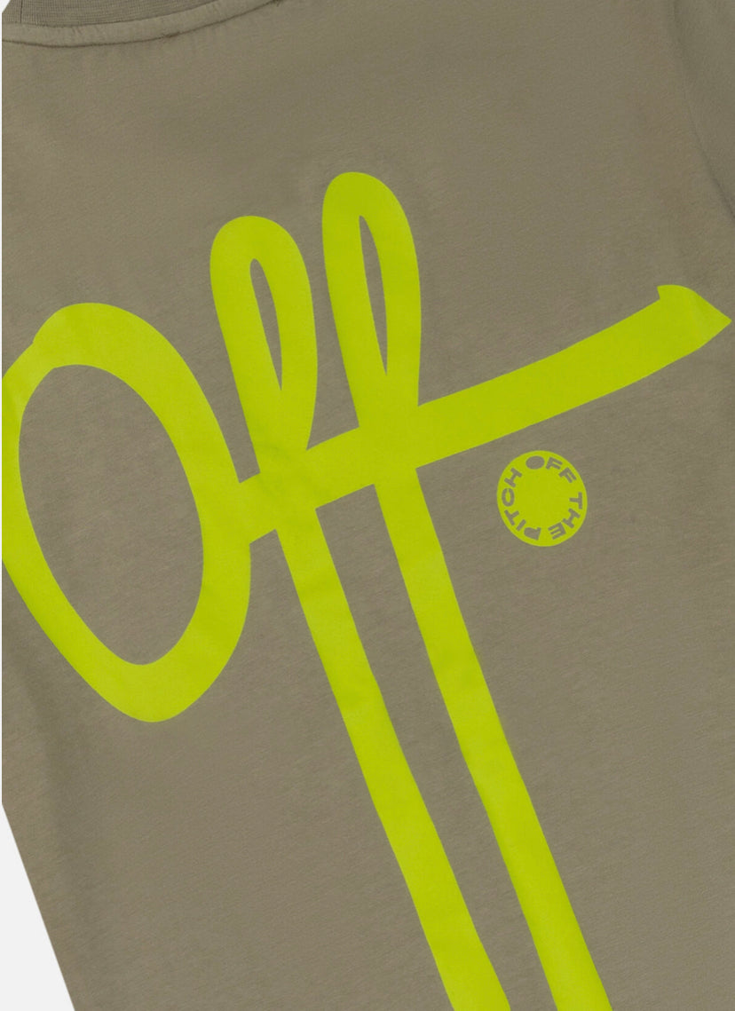 FULLSTOP SLIM FIT TEE – Armeegrün