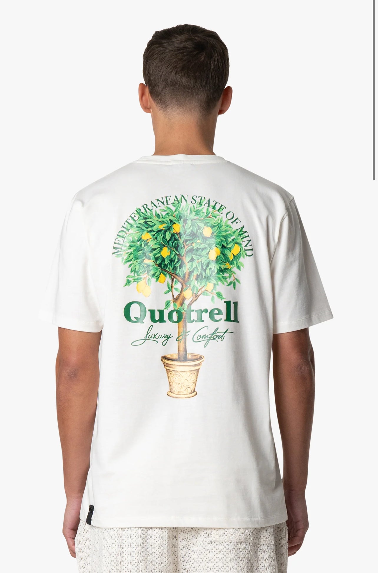 LIMONE T-SHIRT | OFF WHITE/GREEN