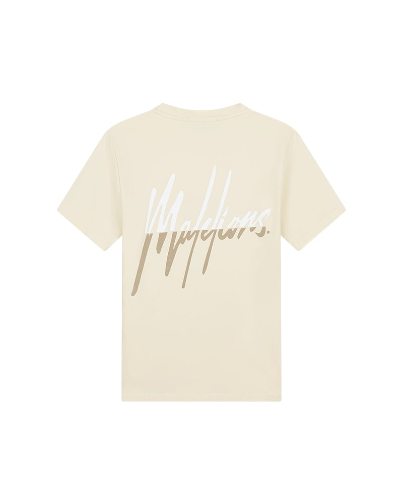 Malelions Women Kiki T-Shirt | Beige/Taupe