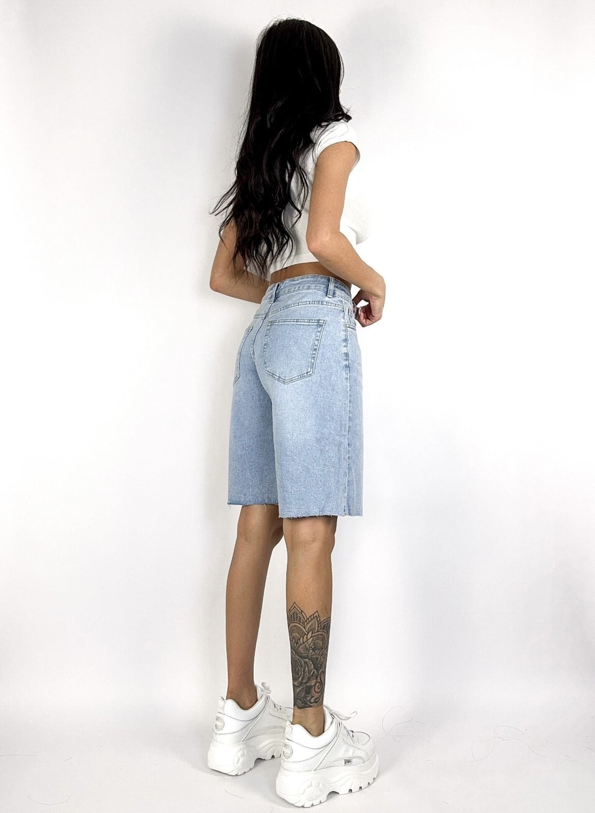 Mid waist Bermuda short - RD9062-1