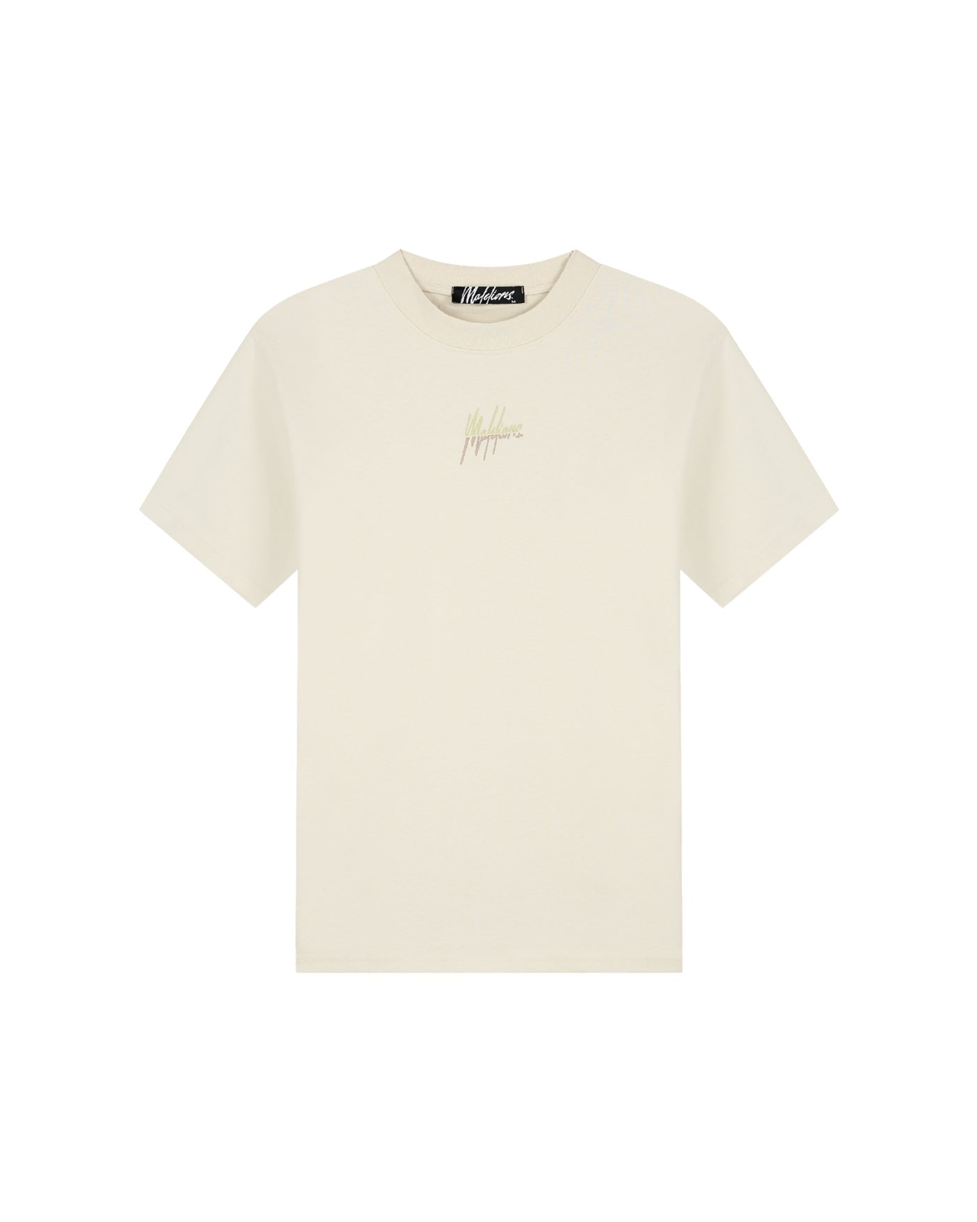 Malelions Men Split T-Shirt | Beige