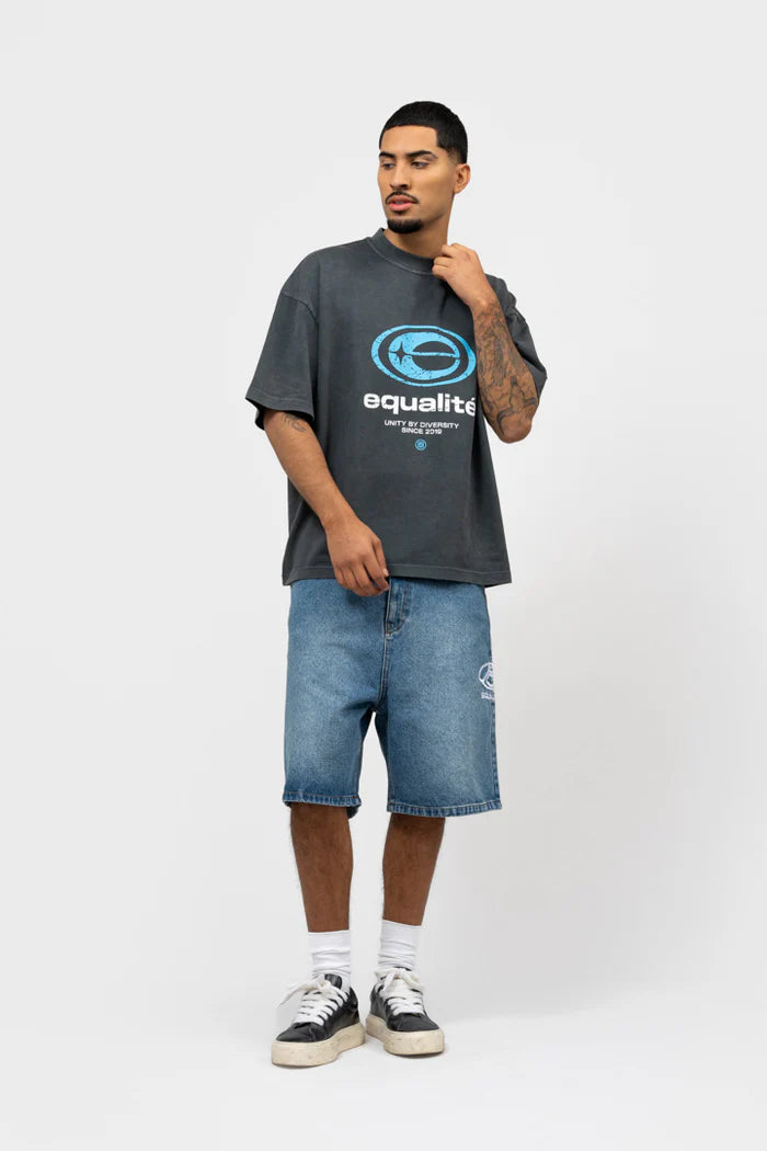 ELAN BOXY FIT TEE WASHED GREY