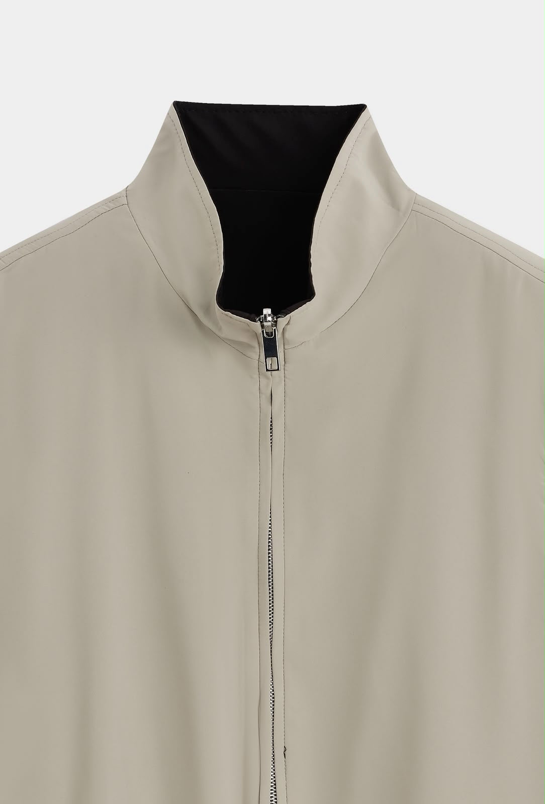 Glans Bodywarmer - Zwart/Beige