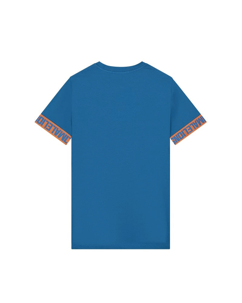 Malelions Men Venetian T-Shirt | Cobalt/Orange