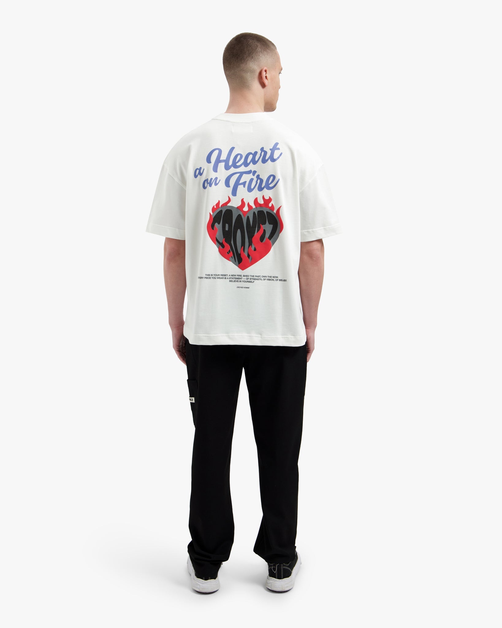 Croyez Heart On Fire T-Shirt | Off-White