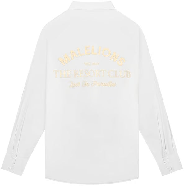MALELIONS - WOMEN EVE SHIRT - WHITE - Katoenen damesblouse