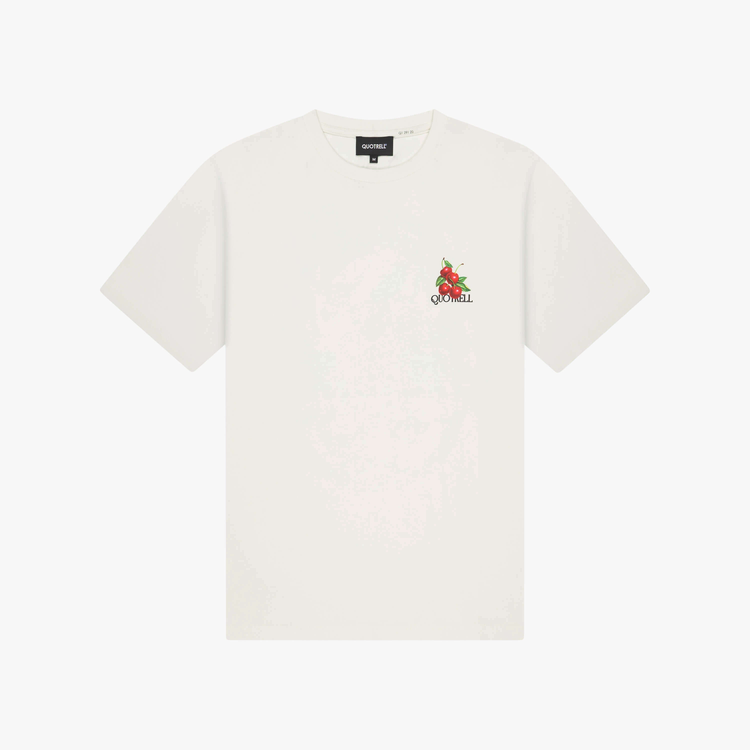 CHERI TEE | OFF WHITE/BLACK