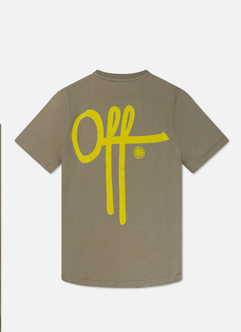 FULLSTOP SLIM FIT TEE – Armeegrün
