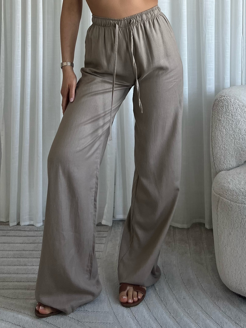 Leinenhose - blau