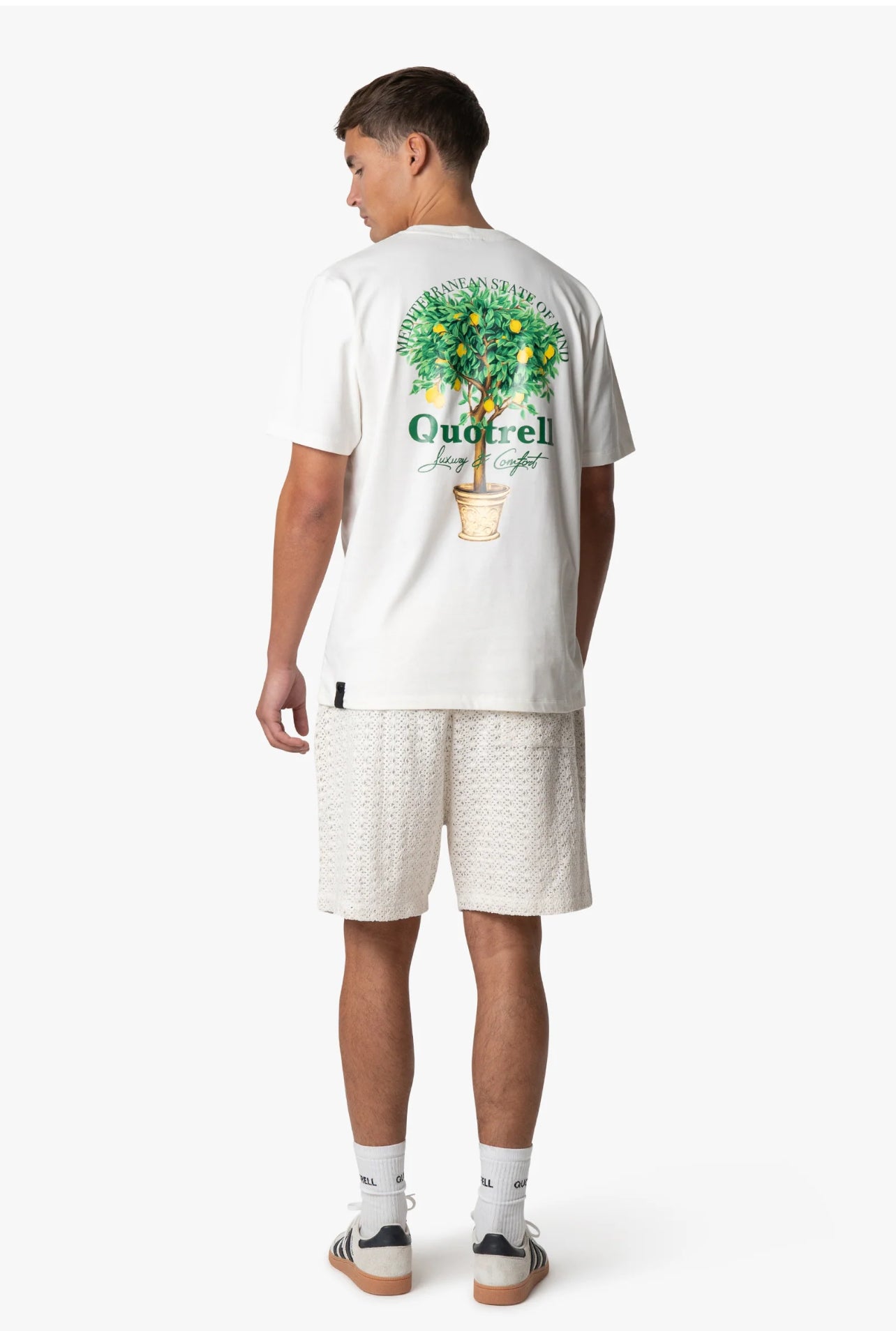 LIMONE T-SHIRT | OFF WHITE/GREEN