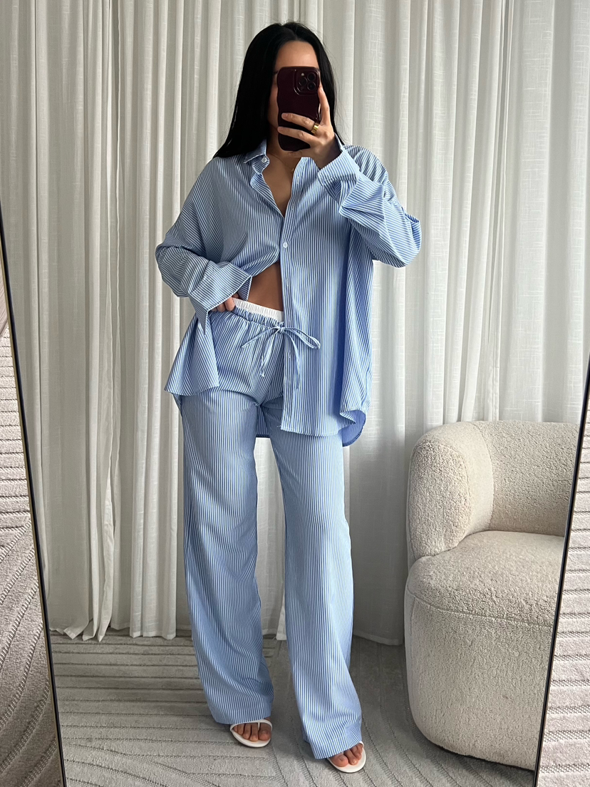 Loungewear Pants Lara - Light blue
