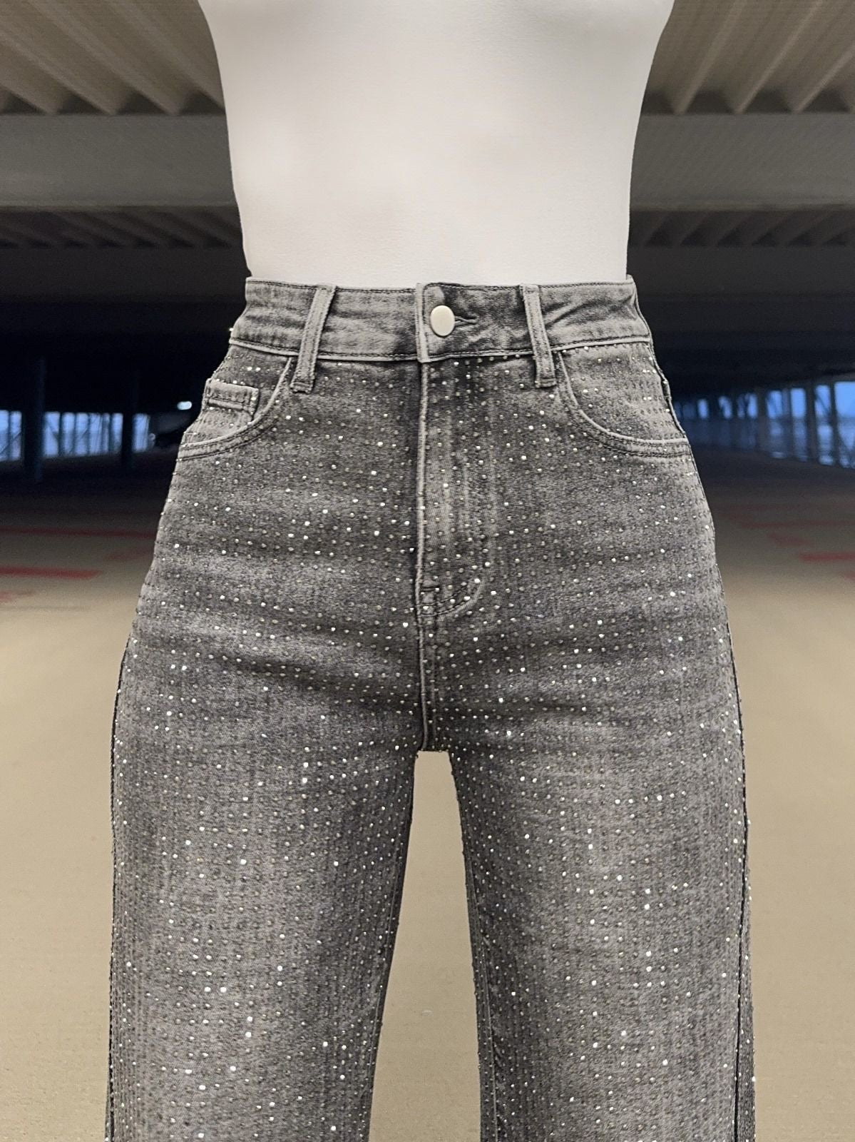 Redial - diamonds straight jeans- RD7360-2