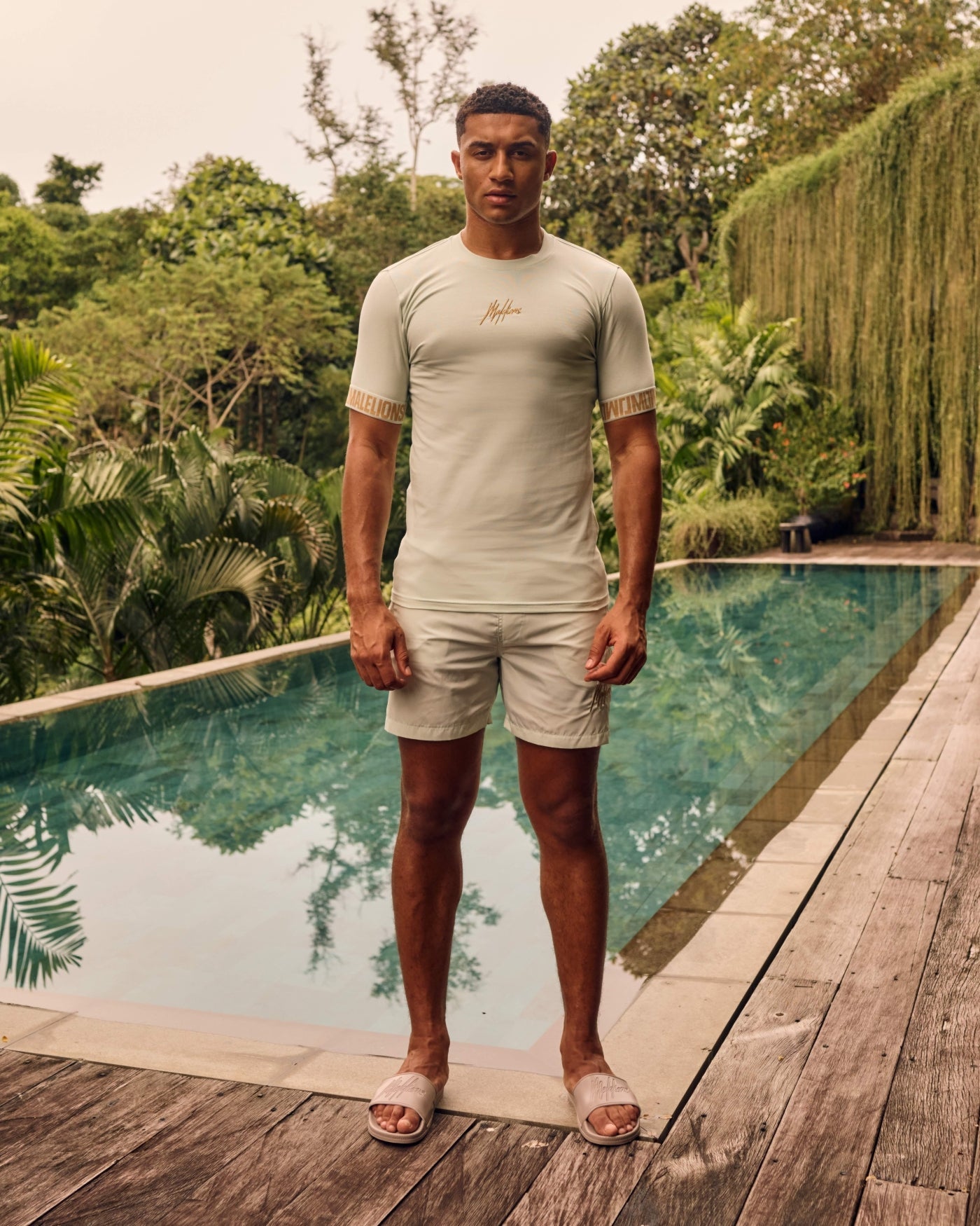 Malelions Men Venetian T-Shirt | Pale Aqua