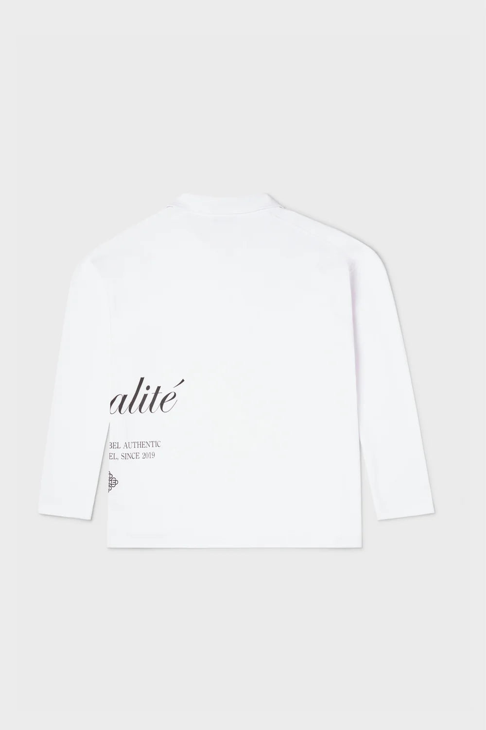 TEUN LONGSLEEVE POLO • WHITE