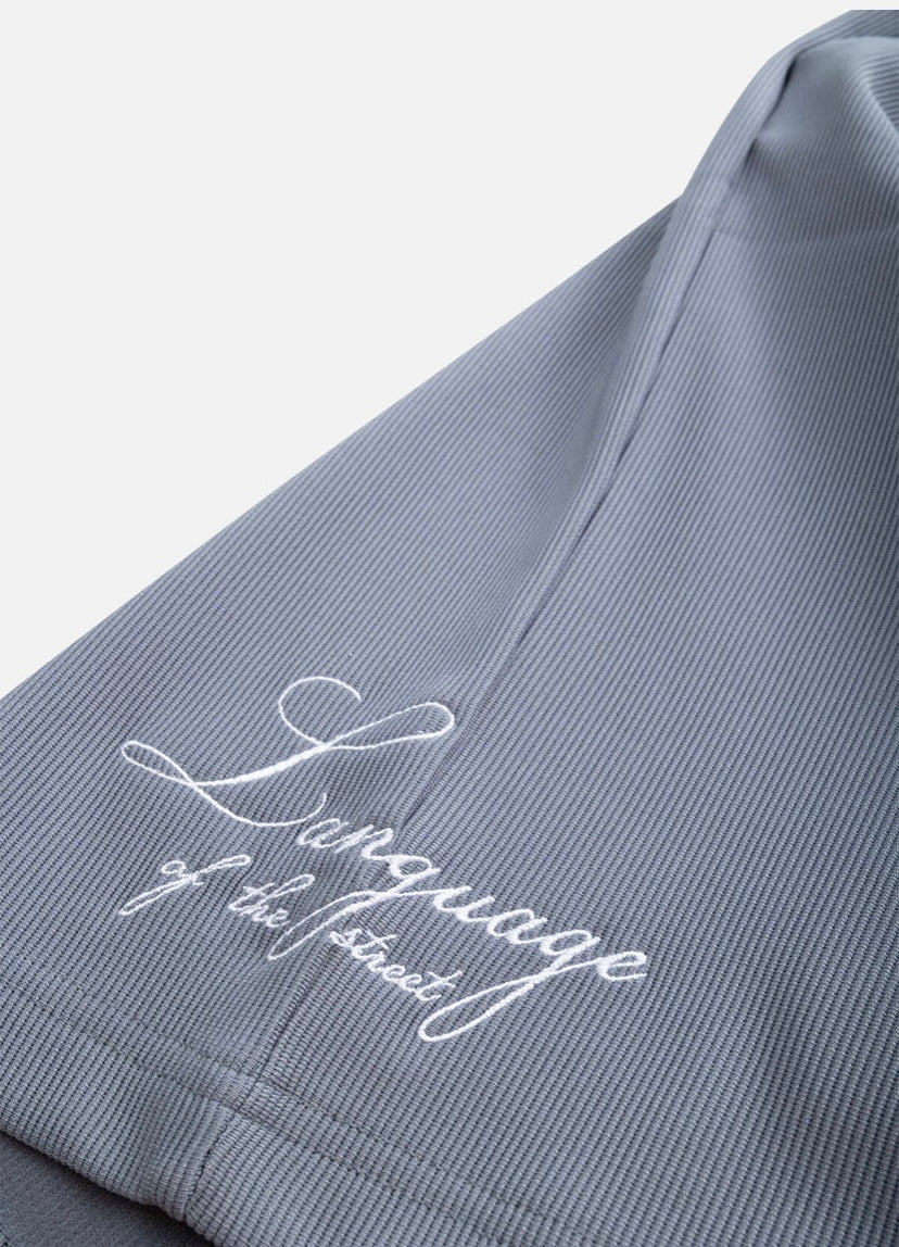 DOPPELSCHRIFT KURZ – GRAU