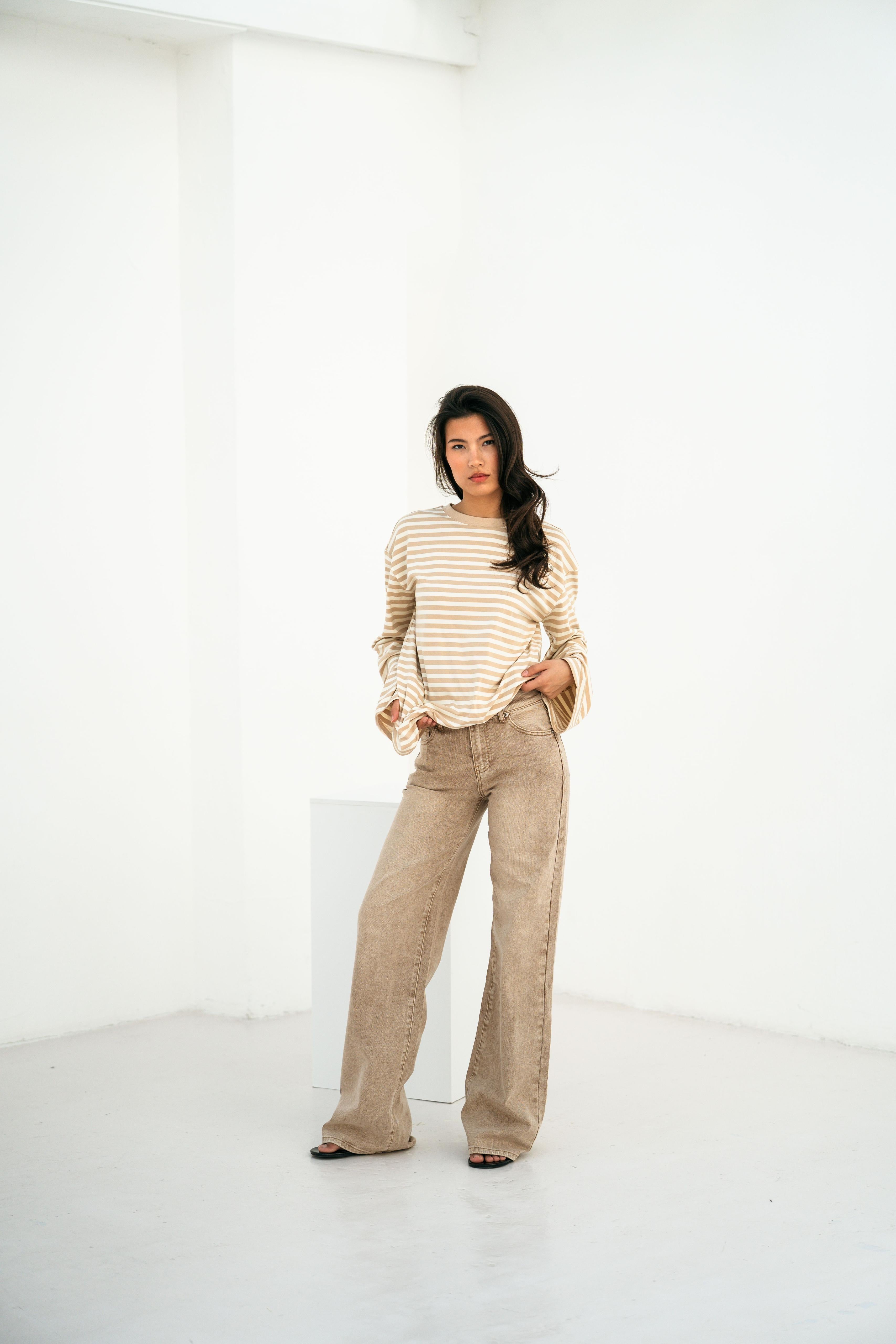 Redial - extra lange wijde pijpen jeans - RD3272-5