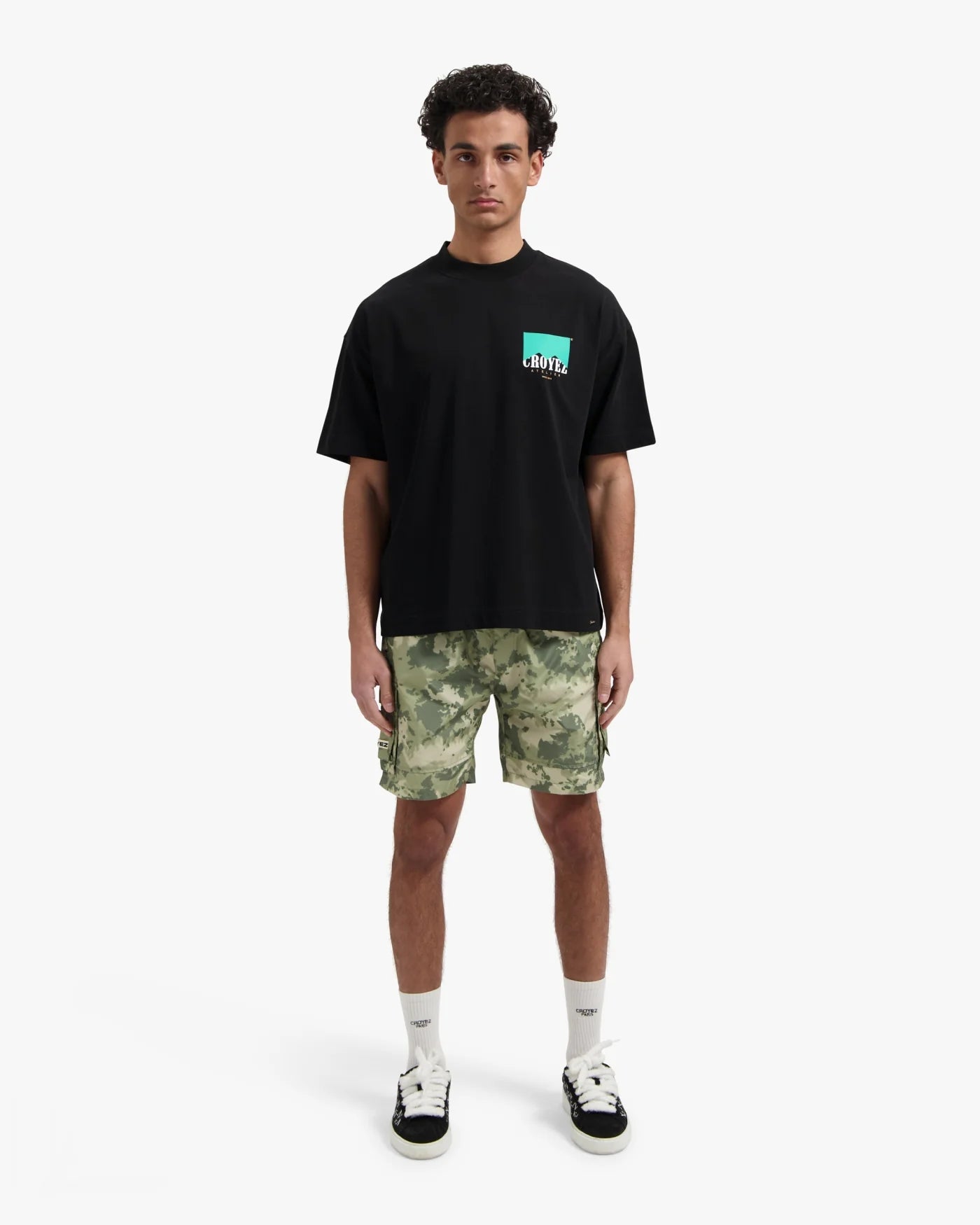 CROYEZ FUMES AMALFI T-SHIRT - BLACK