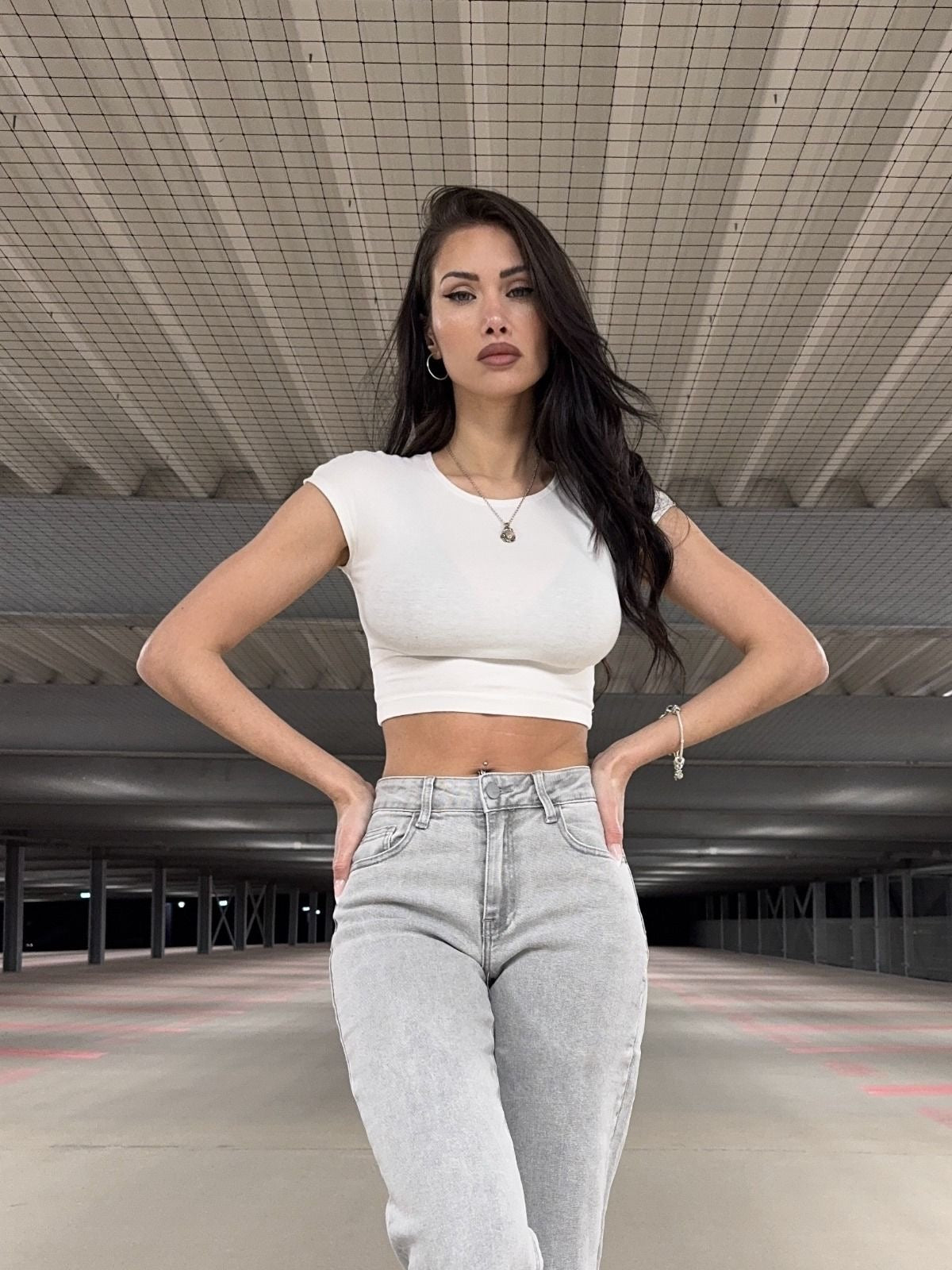 Mid waist extra long wide leg - RD3152