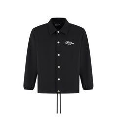 Malelions - Men Handwritten Coach Jacket - Black - Herenjack