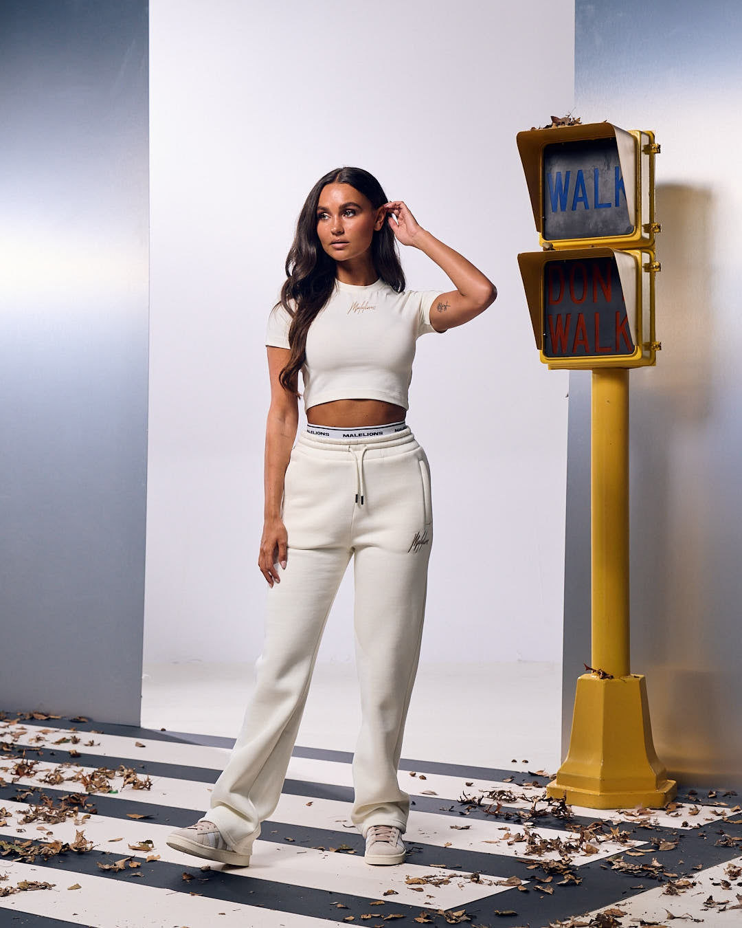 Malelions Women Straight Leg Sweatpants | Off-White