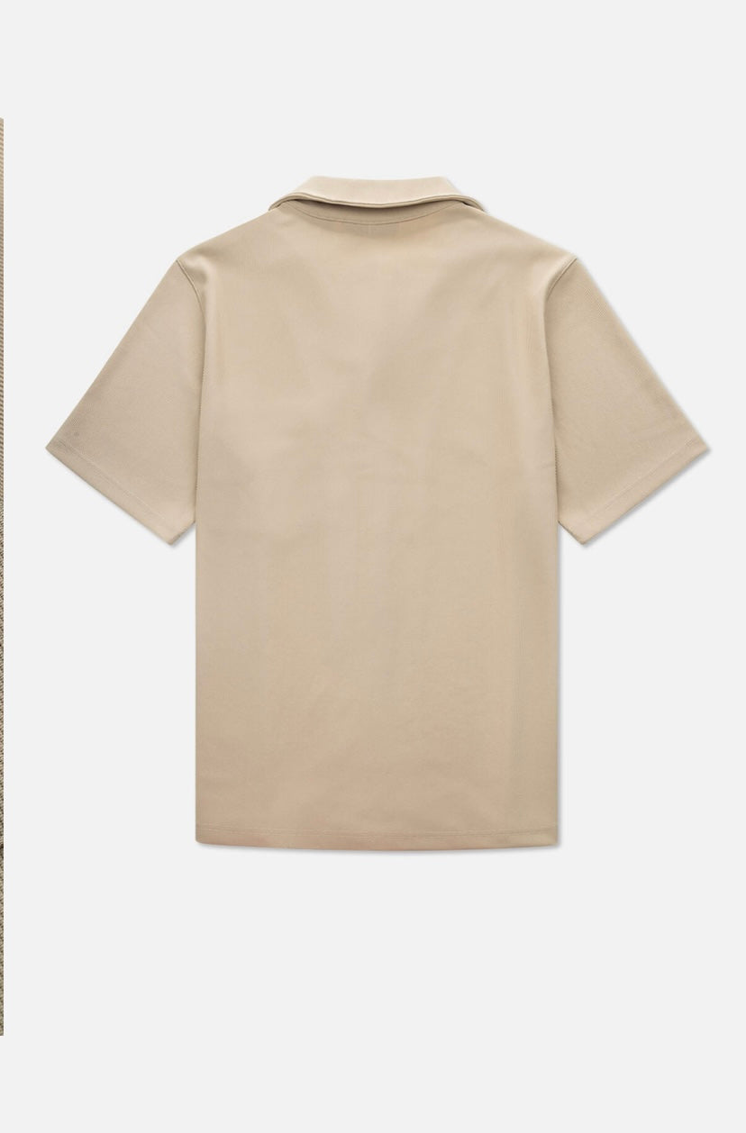 DOUBLE SCRIPT SHIRT - BEIGE