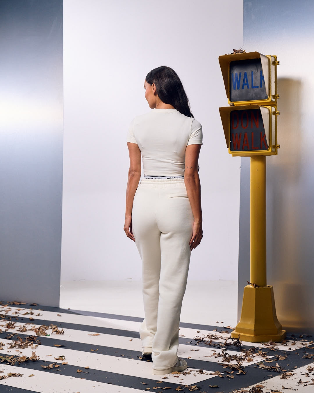 Malelions Women Straight Leg Sweatpants | Off-White