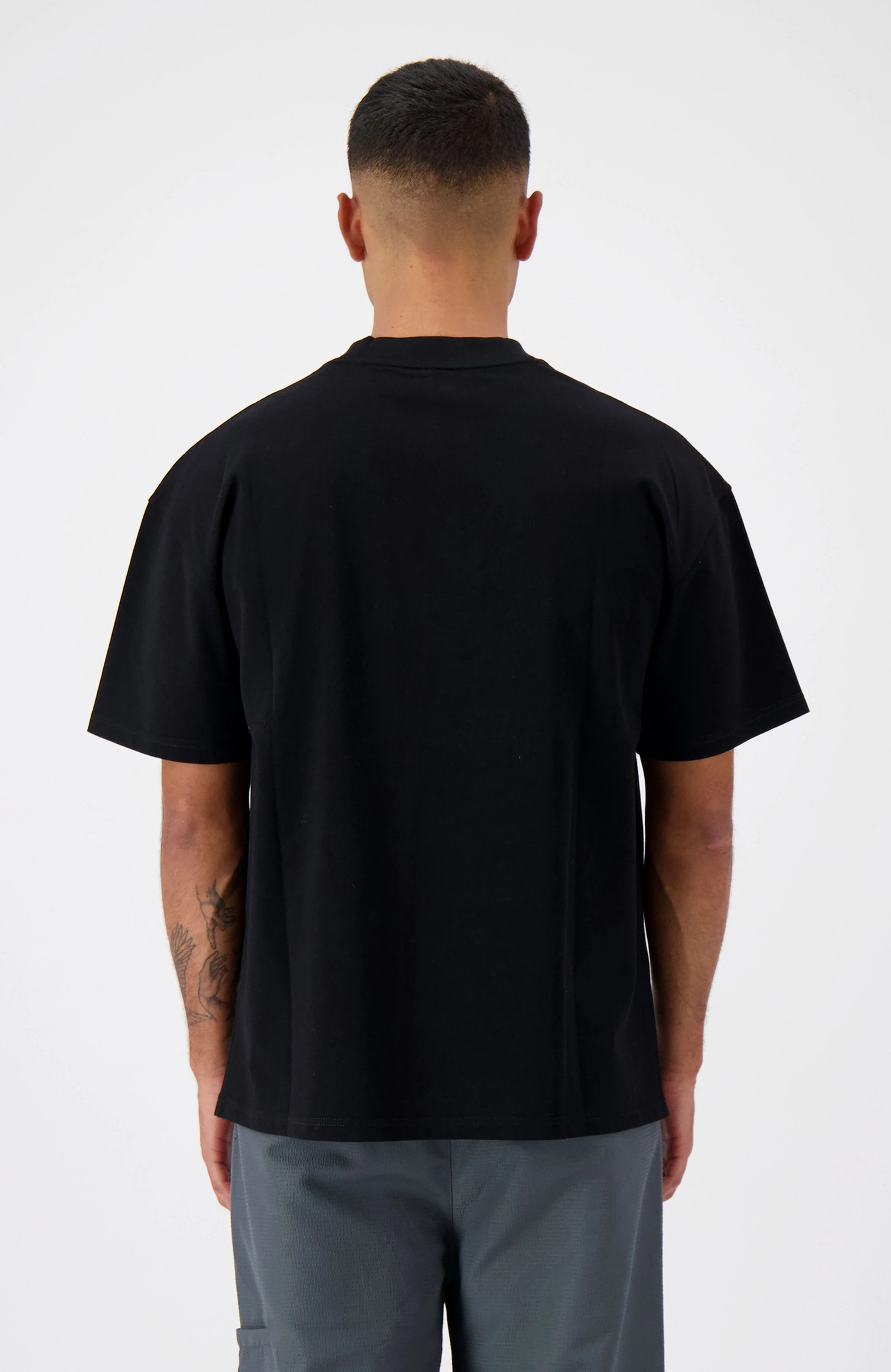 Schwarzes Bananen-Monogramm-T-Shirt Schwarz
