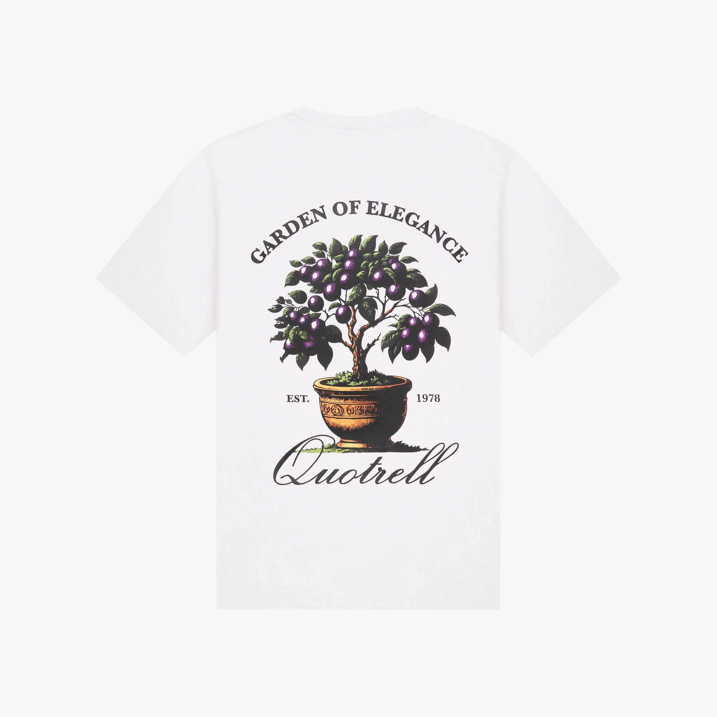 DAMSON TEE | WHITE/BLACK