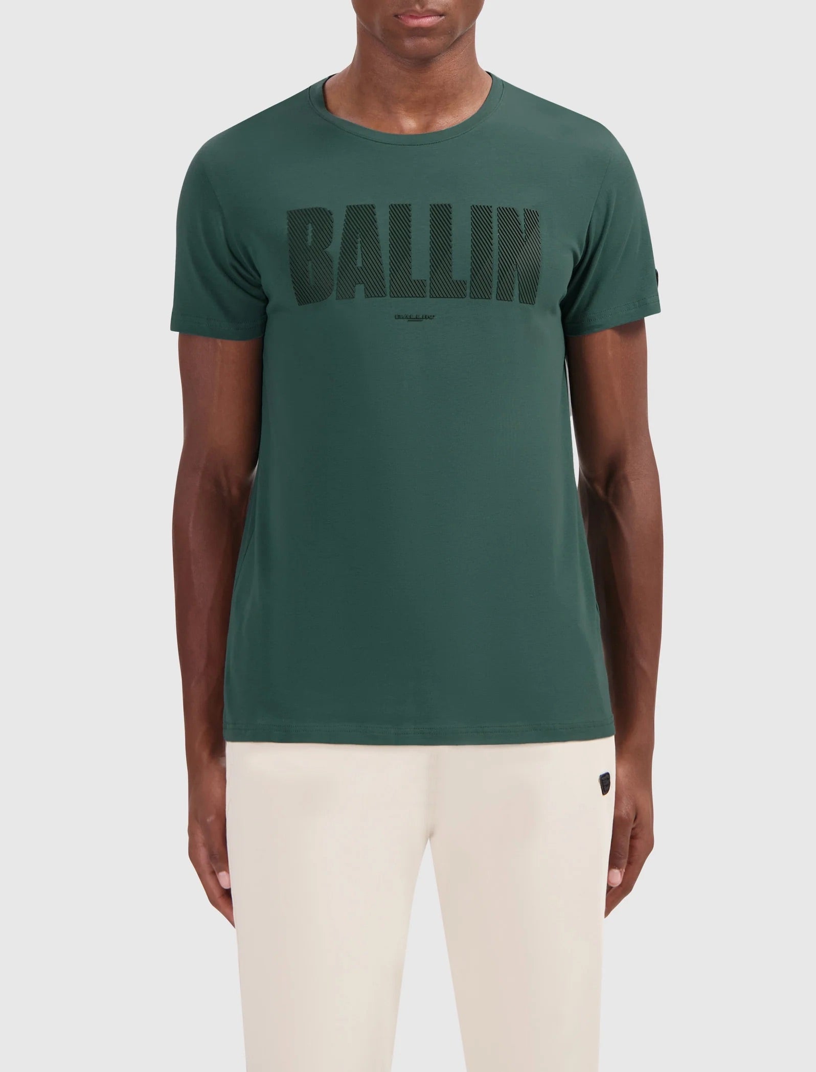 BALLIN - HD PRINT LOGO T-SHIRT - FADED GREEN
