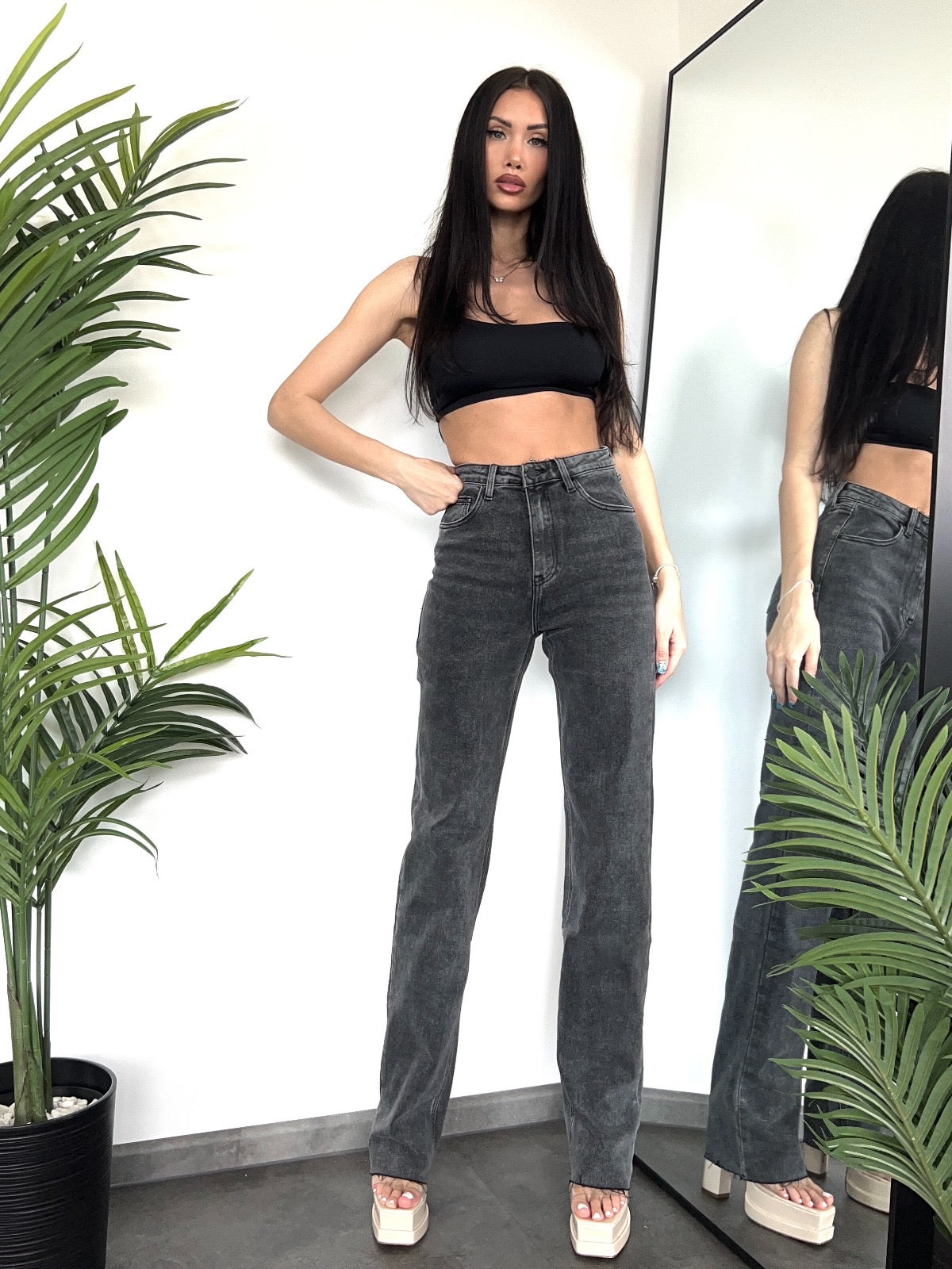 Extra long straight jeans - RD2707
