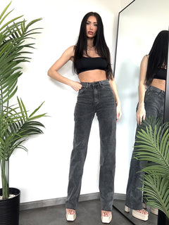 Extra long straight jeans - RD2707 - Extra lange dames spijkerbroek