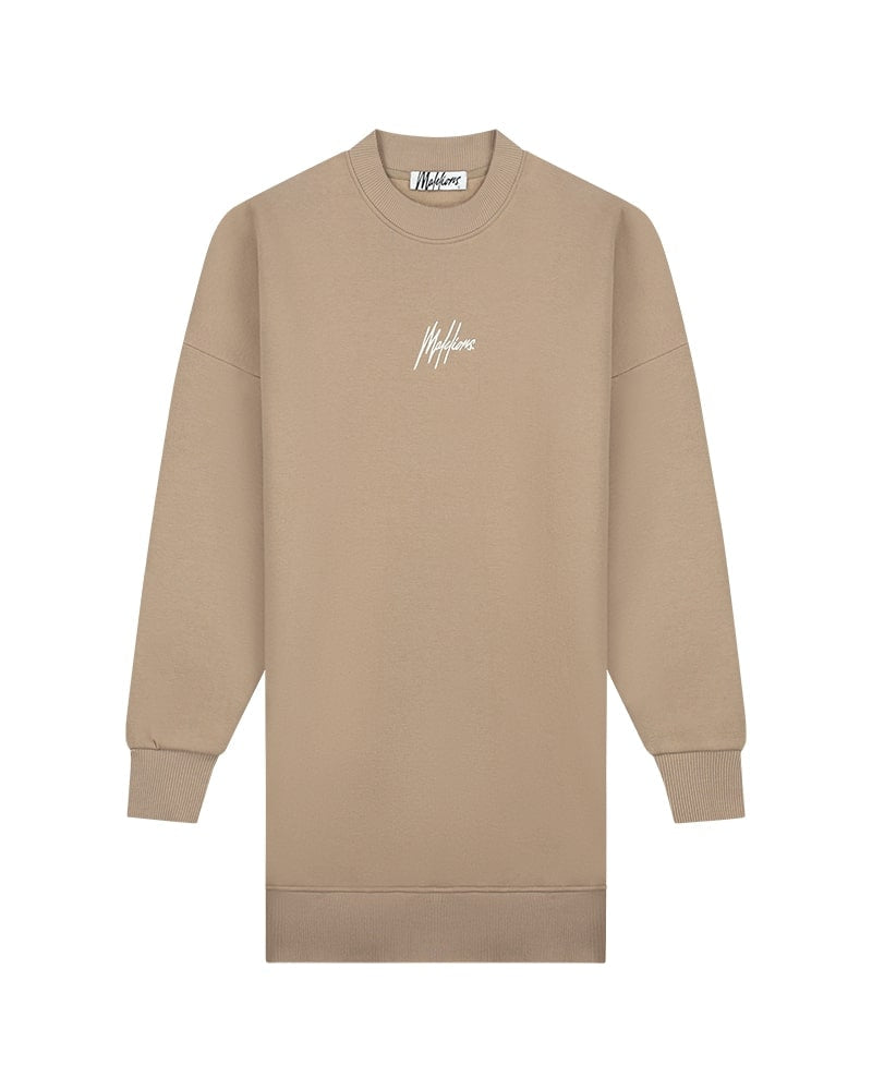 Malelions Women Kylie Sweater Dress | Taupe