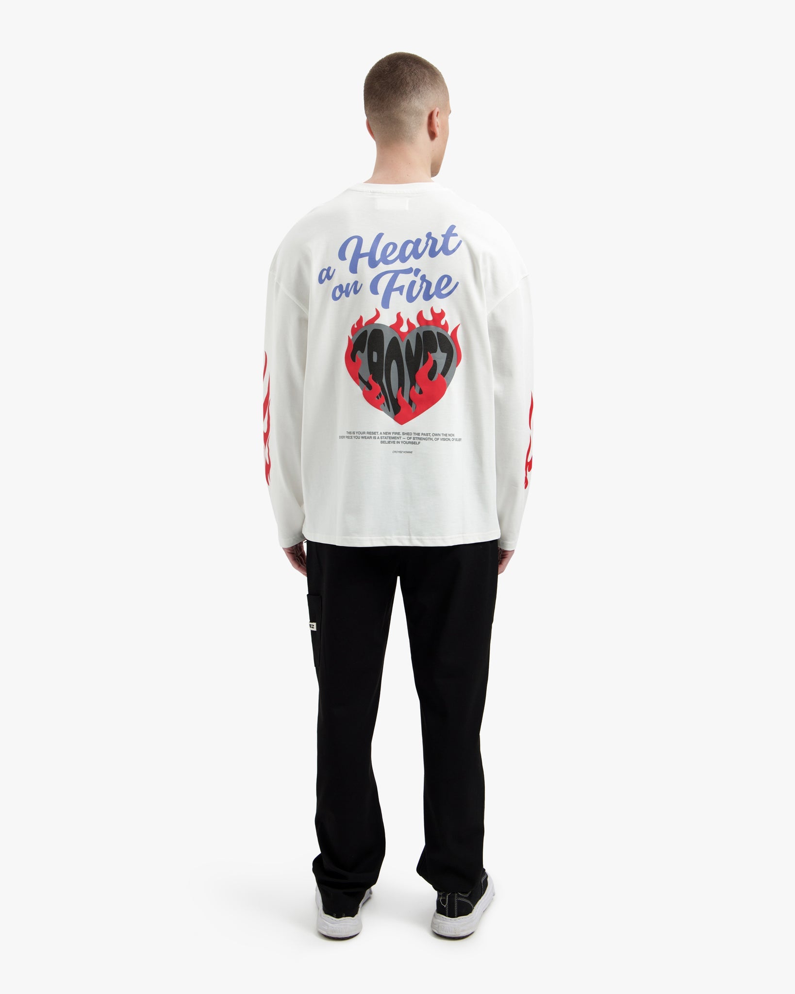 Croyez Heart On Fire Longsleeve | OFF WHITE