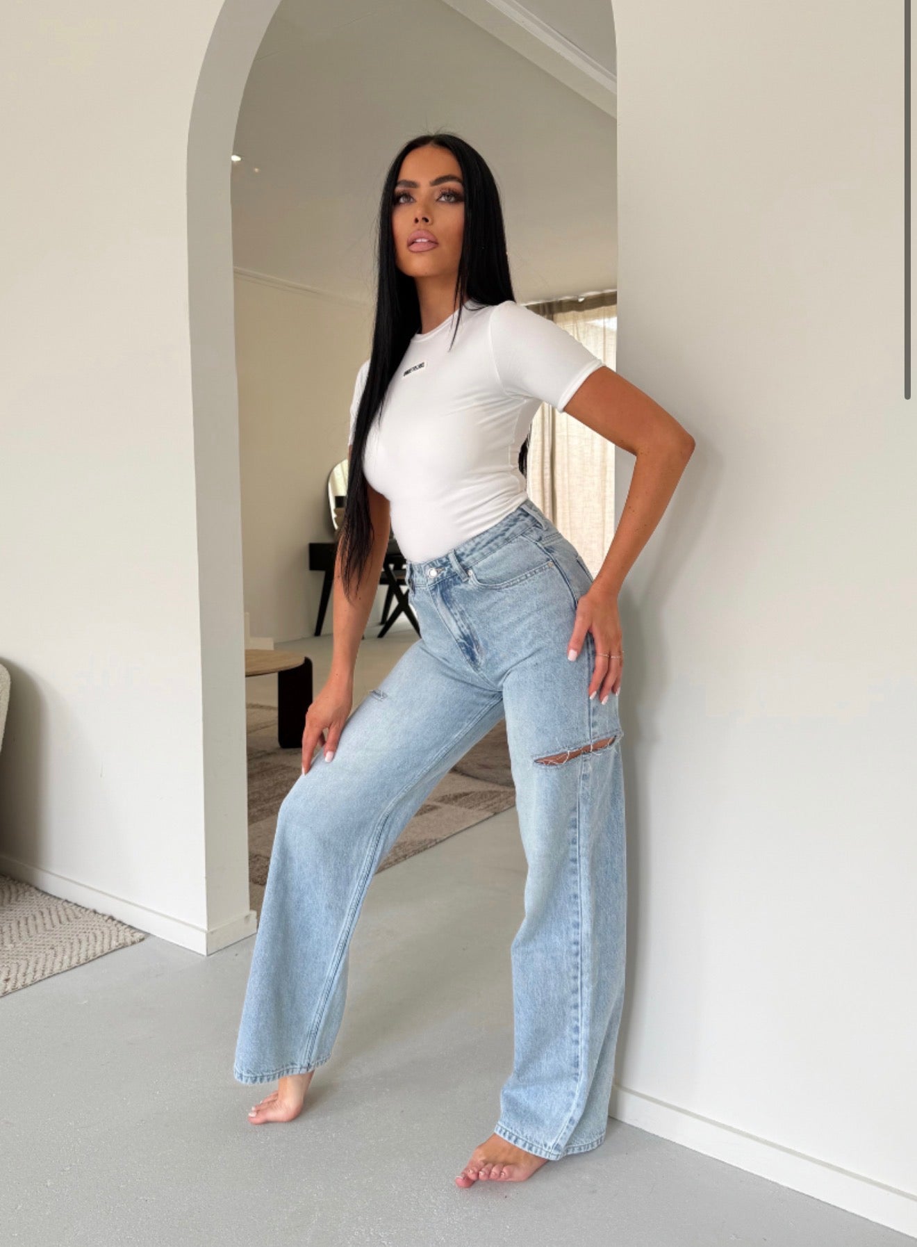 JUNE WIDE LEG - LIGHT BLUE